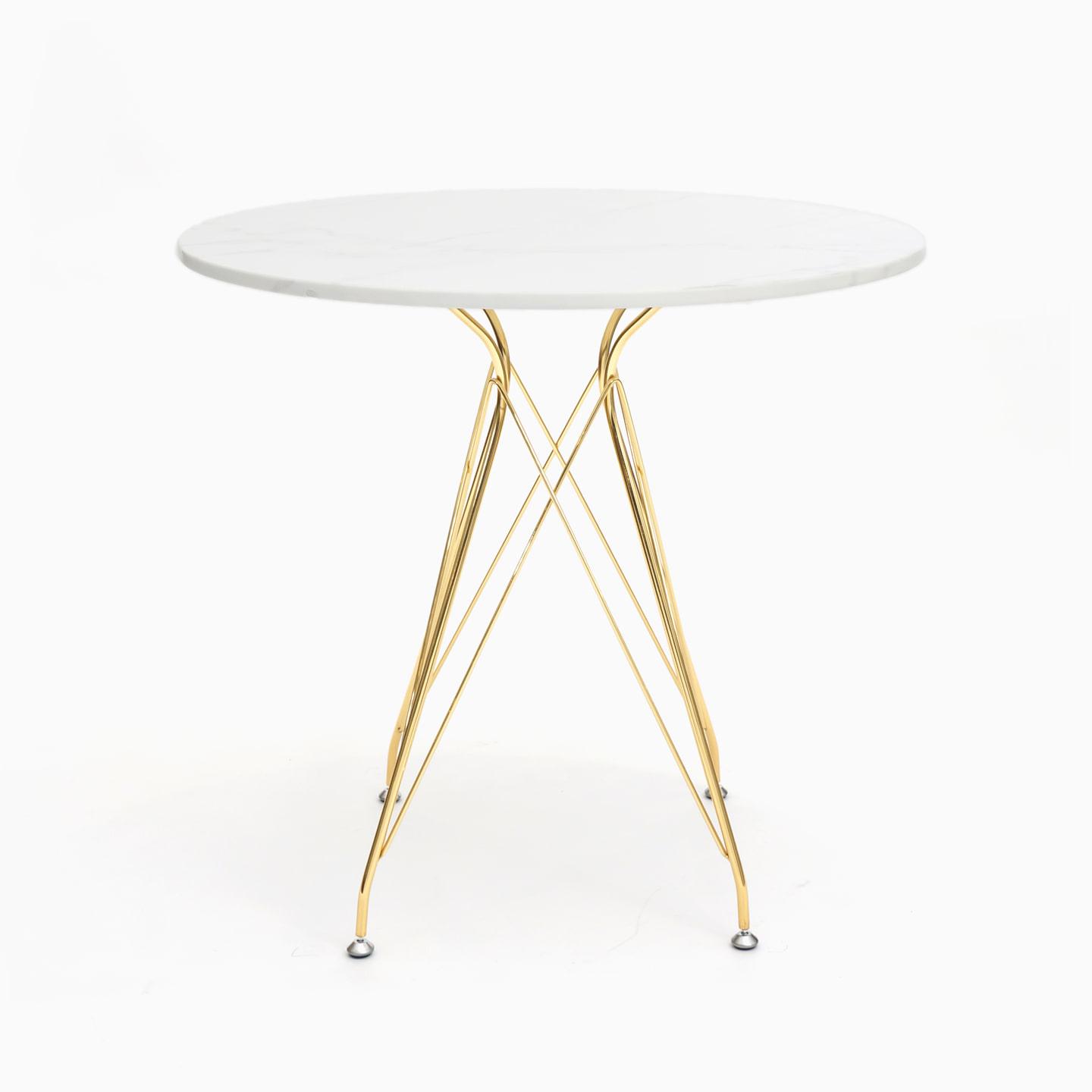 로이드 원형 대리석 테이블 600 ~ 1000파이 골드프레임 식탁 카페 테이블